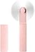 Przenośny fan ręczny, USB Naładowanie mały osobisty mini przenośny wentylator, składany wentylator kieszonkowy z baterią 12-20 godzin (Color : Pink)