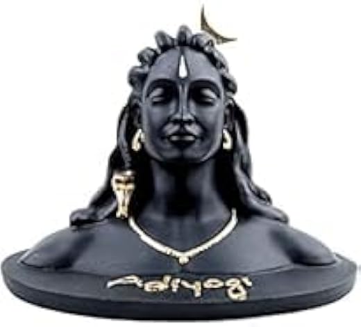 Drury Dream Adiyogi Shiva Statue for Car Dash Board, Pooja &amp; Gift, Mahadev Murti, Idol, Lord Adiyogi Shankara for Home &amp; O...