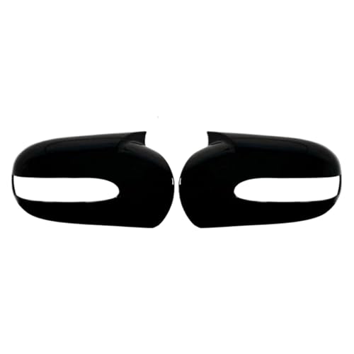 Coques de rétroviseurs Mercedes W211 W203 finition Gloss Black premium
