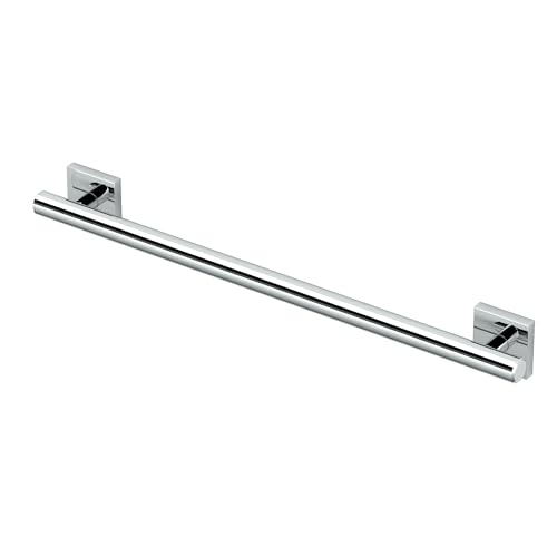 Gatco 944 Elevate 24' L Grab Bar, Chrome/ADA Compliant Stainless Steel Safety Grab Bar for Bathroom