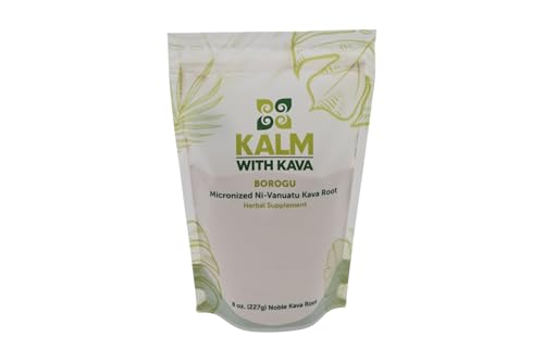 KALM with Kava Borogu Micronized Kava (8 oz)