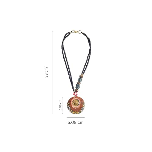 Image of AAKRITI ART CREATIONS Handcrafted Tribal Dhokra & Royal Brass Necklace Collection | Queen, Cleopatra & Heritage-Inspired Statement Jewelry | Artisan Ethnic Necklaces for Women