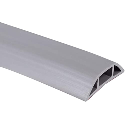 Gestion des cordons de sol en PVC souple gris anti-chute de 3m