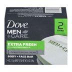 DoveBAR Mens Extra Fresh 2X4oz