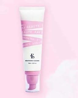 Limpiador facial iluminador con té verde, nia...