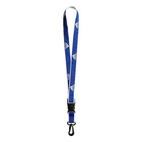 Cordon adidas Interval cobalt avec mousqueton robuste pour clé de sport