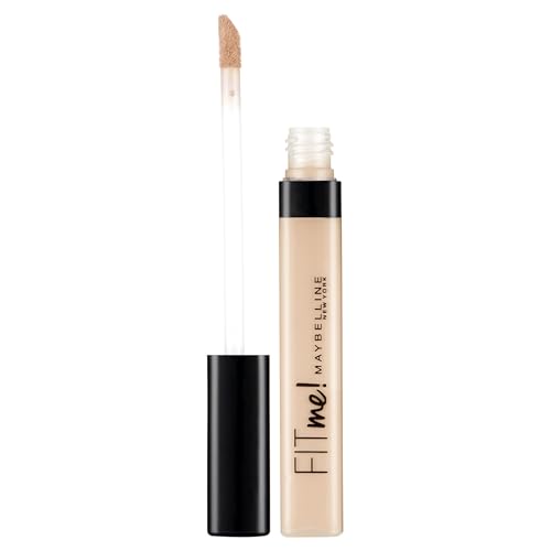 Maybelline Concealer, Fit Me! Full Coverage Concealer for Face, Oil Free, Delivers Even Complexion, Non-Comedogenic, Matte & Poreless Ultra Blendable, Maybelline New York, Shade: 15 Fair