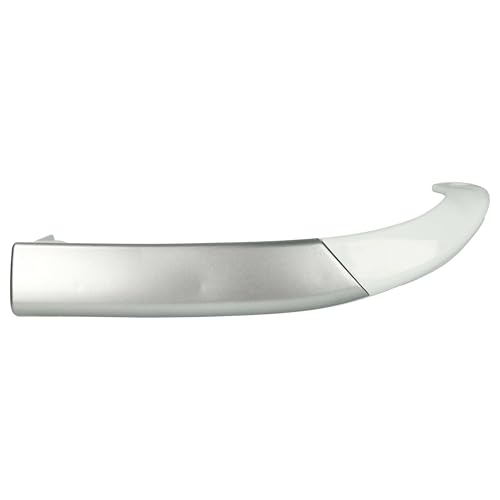 vhbw Pièce poignée de porte remplacement pour Beko 4326391000 pour réfrigérateur blanc/gris