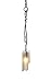 Varaluz Soho 1-Light Mini Pendant - Statue Garden Finish with Recycled Brown Tint Ice Glass Shade