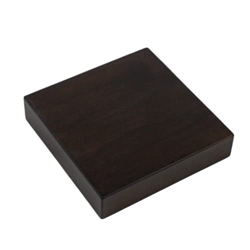 Peanas madera recta. Madera maciza. Acabado Nogal oscuro mate. Varias medidas (14*14*3) Cover