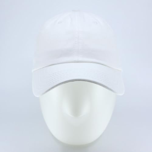 Image of Classic Washed Cotton Baseball Cap - Vintage Adjustable Dad Hat, Curved Bill for Men Women, Outdoor Everyday Wear