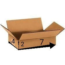 SolidBlack� 3 Ply Corrugated Golden Plain Box/Shipping Boxes/Small Gift Packaging Boxes 7 Inch x 4 Inch x 2 IncH (50) (B08MWHVLDF) Amazon Price History, Amazon Price Tracker