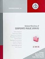 National Directory of Corporate Public Affairs 0974732273 Book Cover