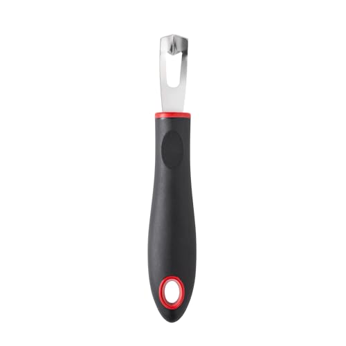 CAT CORA Channel Knife, Professional Japanese Stainless Steel Blade For Cutting Citrus Peel Strips For Garnishes, Ergonomic Soft-Grip Handle - Image 4