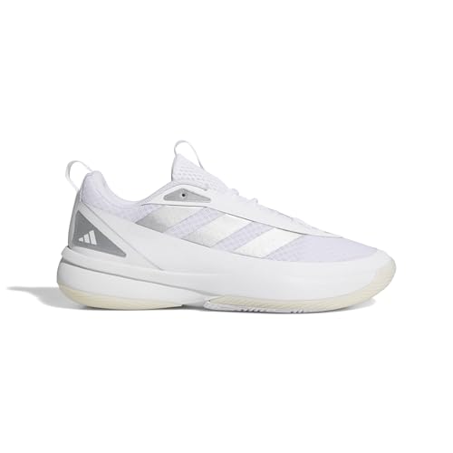 adidas Unisex Front Court Shoes, FTWR White/Silver met./FTWR White, 48 2/3 EU – Ansicht 3
