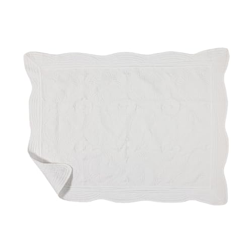 Coperta per bambini – Coperta trapuntata in rilievo, morbida e traspirante, tappetino pieghevole per culla per asilo all'aperto casa