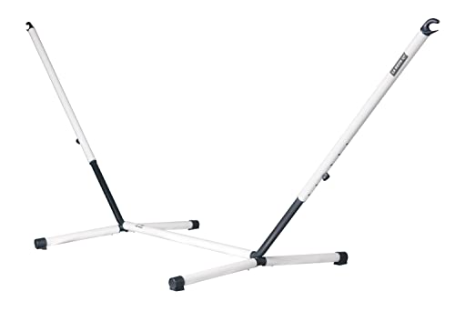 LA Siesta® Nautico Cool Grey - Powder Coated Steel Stand for Single Hammocks
