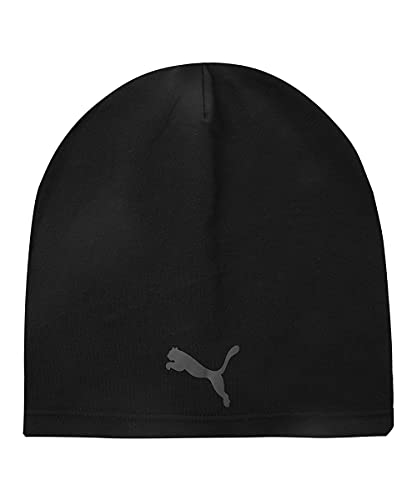 La mejor selección de Ropa de Running que puedes comprar esta semana. 48 PUMA, Slouchy Running Beanie, Unisex, Negro, Talla Adult