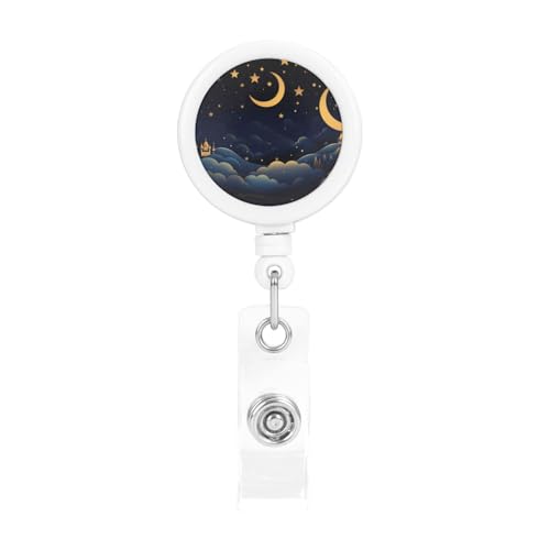 Moon and Stars �o�b�W���[�� �i�[���o�b�W�z���_�[ ���j���N���b�v�t�� ���킢���o�b�W�N���b�v�I�� ID�J�[�h�z���_�[ �I�t�B�X���[�J�[ ��t �Ō�t �o�b�W���[�� �l�[���f�R���[�V����