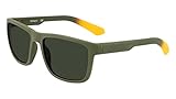 Dragon Unisex Reed Sunglasses - Matte Olive Fade Frame | LL G15 Lens
