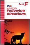 Hardcover Following Directions (Specific Skill Series, Book F) Book