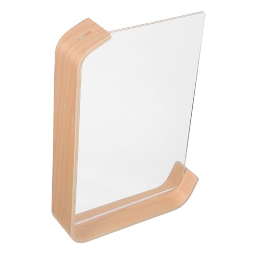 Sosoport Floating Acrylic Photo Frames: Double Sided L-shaped Picture Tabletop Stand Horizontal Vertical Display Frame for Home Offices Decoration