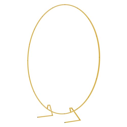 Wokceer Round Backdrop Stand 7.2FT Circle Balloon Arch Frame Circle Backdrop Stand Gold Round Arch for Wedding Birthday Party Bridal Shower Anniversary Event Ceremony Decoration - Image 5