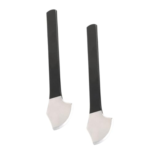 minkissy 2個 ペディ メイクア ブラクセサリーフロア ニュートラル事務用品 事務用品 ヘアドレッシングカーリングデバイス 抗圧力メガネ Black マン 鋼