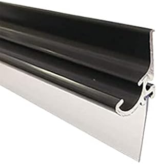 Gordon Glass® Oil Rubbed Bronze Framed Shower Door Replacement Drip Rail with Vinyl Sweep and Pre-Applied Mounting Tape - 35" Long