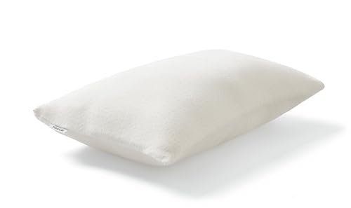 Tempur Cloud - Almohada de Viaje, firmeza extrasuave, microcojines, Hecha de Espuma viscoelástica reconocida por la NASA, Funda extraíble y Lavable, White, 40cm x 26cm x 10cm, Moderno