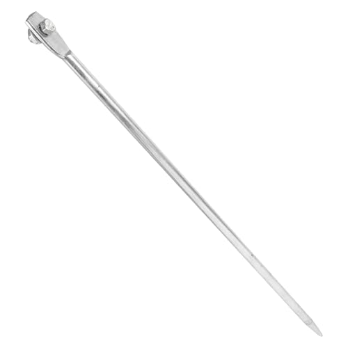 20in Portable Galvanised Steel Grounding Rod, Electric Fence & Ground Rod for Home, Construction & Outdoor Electrical Safety