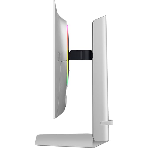 Image of Samsung 27 inch QHD 3K Gaming Monitor with 0.03ms Response Time, Anti-Glare, Flicker Free, 360Hz Refresh Rate, VESA Mount (100mm) & Dockztorm USB Port Expander, 1x DisplayPort, 2X HDMI, Silver Color