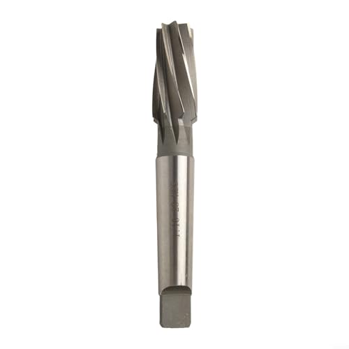 Escariador cónico de mandril, herramienta HSS de 110 mm para operación manual con llaves, para mecanizado y mejora de precisión de agujeros (28 mm)