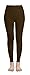 EMEM Apparel Women's Ladies Solid Colored Seamless Opaque Dance Ballet Costume Full Length Microfiber Footless Tights Leggings Stockings Brown A
