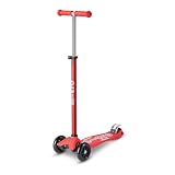 Micro® | Maxi Deluxe | El Original | Patinete 3 Ruedas Niños | Ruedas con Luces LED | Sistema de Giro por inclinación | Altura Regulable | 5-12 Años | Niños y Niñas