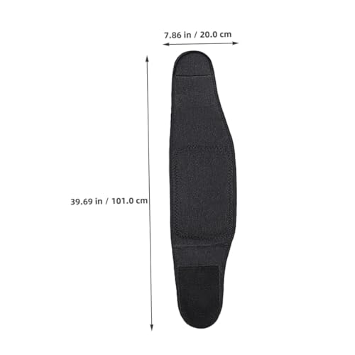 Faja lumbar ajustable con doble forro para soporte y calor miniatura 6