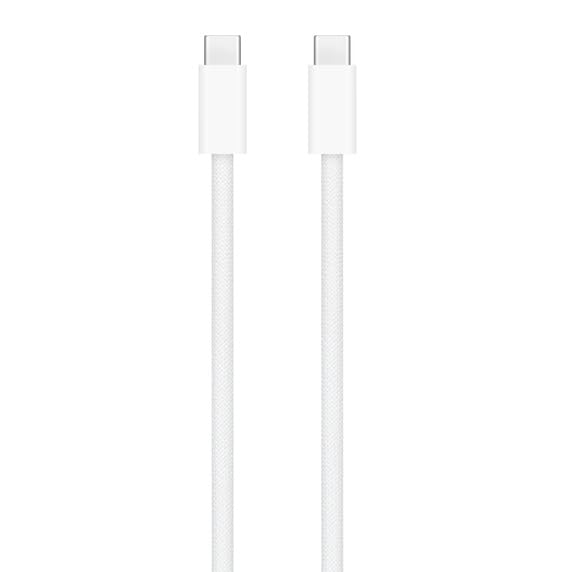 Image of etguuds iPhone 15 C To C 60W Woven Braided Charging 1M Cable For 15 /15 Pro / 15 Plus / 15 Pro Max Etguuds,White