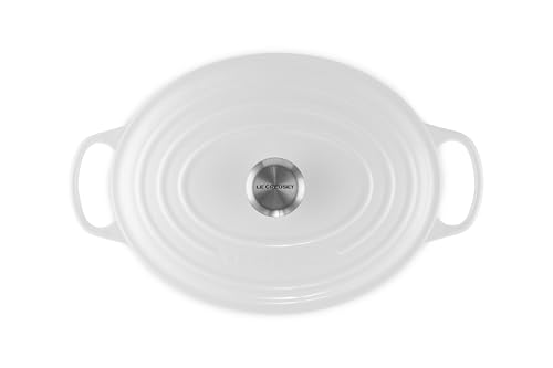 Image of Le Creuset Enameled Cast Iron Signature Cookware Set, 9 pc., White