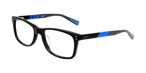 NIKE Brille Größe 49 mm BLACK-PHOTO Blau, Eye SIZE: 49 BRIDGE: 17 Horizontal MEASUREMENT: 49 Vertical MEASUREMENT: 34 9