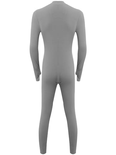 iiniim Mens Long Sleeve Henley Jumpsuit One Piece Pajama Thermal Union Suit Unitard Shapewear4
