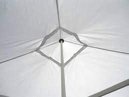 GAZEBO RICHIUDIBILE 3X3 Mt PADIGLIONE PIEGHEVOLE AUTOMATICO IMPERMEABILE A FISARMONICA COLORE BIANCO CON SACCA TELO DI COPERTURA adatto per Giardino Terrazza Fiera Feste Sagre Mercato Pic Nic Campeggio Bar Pub
