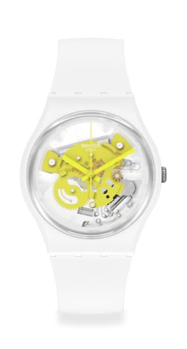 Swatch TIME TO YELLOW SMALL Unisex Watch (Model: SO31W105) (B09C8Z8K23) Amazon Price History, Amazon Price Tracker