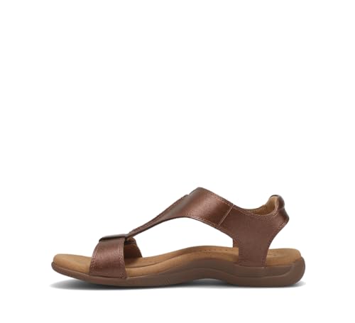 Image of Taos The Show Premium Leather Women's Sandal - Experience Everyday Style, Comfort, Arch Support, Cooling Gel Padding and an Adjustable Fit for Exceptional Walking Comfort