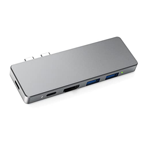 [Slot USB 3.0 e SD/TF] Le porte USB 3.0 SuperSpeed ​​ti consentono di collegare 2 periferiche USB al tuo MacBook Pro contemporaneamente e trasferire dati fino a 5 Gbp/s. Lettore di schede SD / TF Accedi facilmente ai file da una scheda SD o direttamente da una scheda TF. Supporta schede di memoria SD e schede di memoria TF fino a 512 GB possono accedere istantaneamente a file, foto, video, ecc.