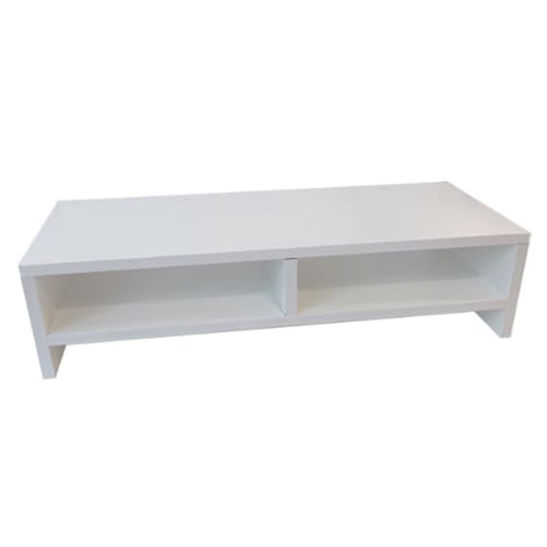Organiseur ecran ordinateur pour teletravail et support clavier bois qui libere votre bureau