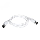 ledmomo 音楽編集延長コード ピン接続 電子キーボード用高耐久ケーブル インターフェース安定伝送対応