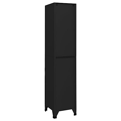 Solution de rangement moderne armoire métallique avec aérations - 7