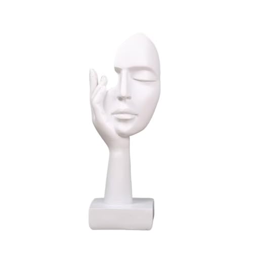 Estatua Abstracta Decorativa de Cara para Escritorio miniatura 1