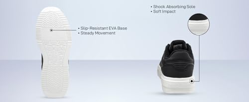 Red Tape Men's Super Casual Sneakers Ideal for Walking, Court Sports & Daily Wear | Cultured Round-Toe Shape, Low-Top Design with Platform Comfort | Cushioned Insole | Non-Slip Outsole3