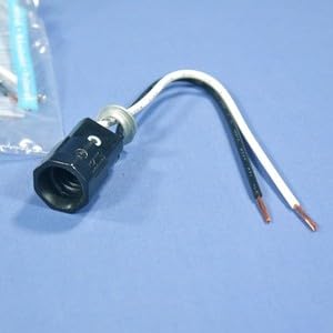 #US 10 Candelabra Base Lamp Holders Light Socket Keyless 75W 125W 10014-500